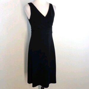 Eddie Bauer Aster Tie the Knot Black Sleeveless Dress Size PM